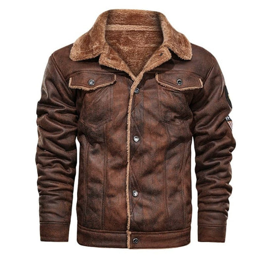Blouson aviateur homme en cuir - Top Militaire