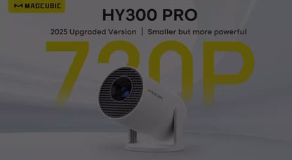 Projecteur Magnétique HY300 Pro 4K Android 11 – Mini Vidéoprojecteur Portable Home Cinéma