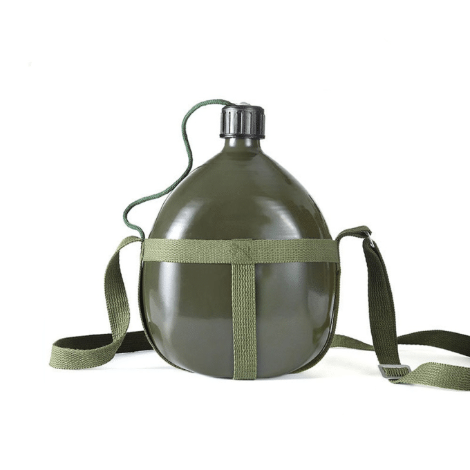 Gourde ronde style militaire - Top Militaire
