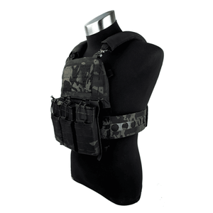 Gilet tactique porte-plaque à système MOLLE - Top Militaire