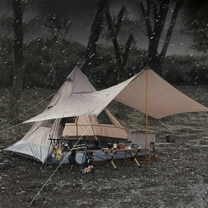 Tente militaire conique avec auvent 3-4 personnes - Top Militaire