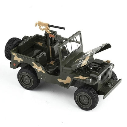 Véhicule militaire tout-terrain avec mitrailleuse - Top Militaire